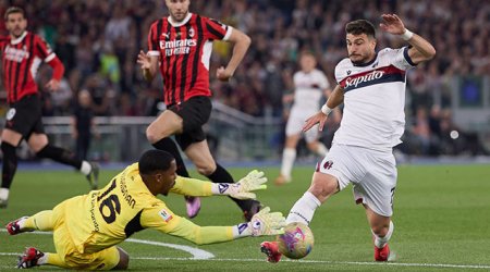 Bologna win Coppa Italia after beating AC Milan in final