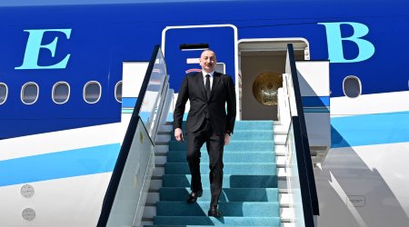 Prezident Albaniyaya səfərə gedib