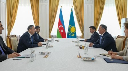 Xələf Xələfov Qazaxıstana səfər edib