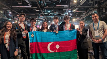 Очередной успех азербайджанских школьников
