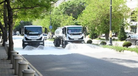 Paytaxtda növbəti təmizlik işləri aparılıb
