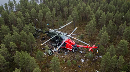 В Финляндии столкнулись вертолеты: Не выжил никто
