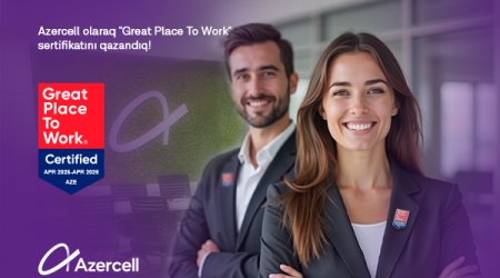 Azercell is now officially certified as Great Place to Work®