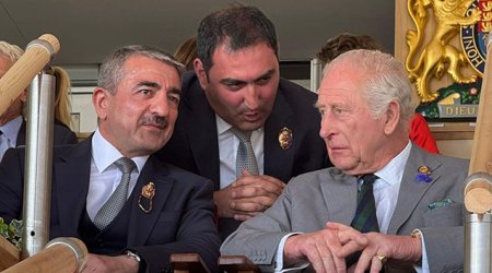 Azerbaijani border chief meets King Charles at Windsor Horse Show