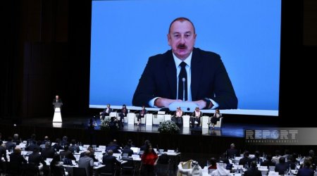 İlham Əliyev "GlobE Network"un altıncı plenar iclasın iştirakçılarınamüraciət edib