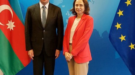 Aliyev aide meets EU official