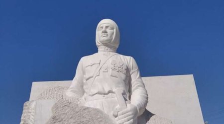 Erməni terrorçunun Xocavənddəki abidəsi sökülüb