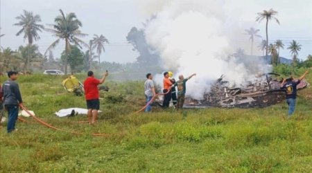 В Таиланде разбился полицейский вертолет