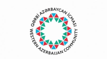 Qərbi Azərbaycan İcması bəyanat yayıb