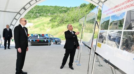 Prezident bir neçə avtəmobil yolu ilə tanış olub