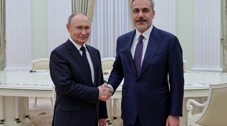 Putin Hakan Fidanı qəbul edib