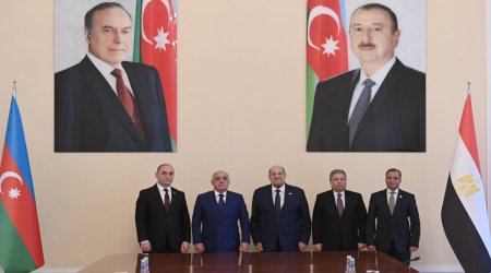 Əli Əsədov Misir Senatının sədri ilə görüşüb