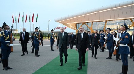Ərdoğanın Azərbaycana səfəri başa çatıb