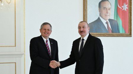 Prezident Stiv Deynsi qəbul edib - Yenilənib