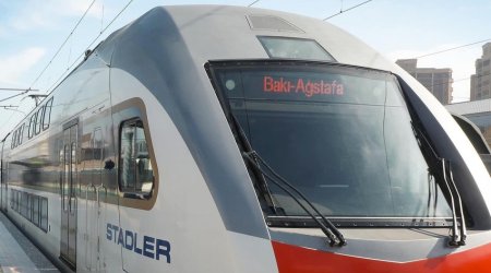 Bakı-Ağstafa-Bakı marşrutu üzrə əlavə qatar reysləri təyin edilib