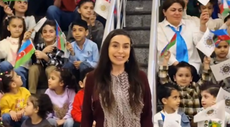 Leyla Əliyevadan uşaqlarla bağlı paylaşım - Video