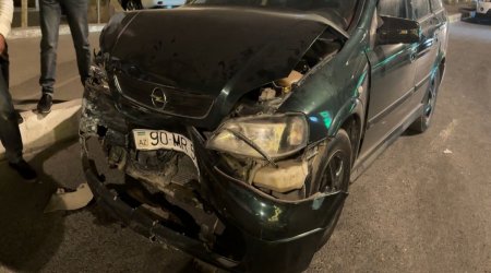 Sumqayıtda üç avtomobil toqquşub, xəsarət alanlar var
