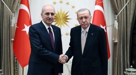 Президент Турции принял спикера Великого нацсобрания