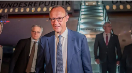 German Chancellor Merz arrives in Washington for meeting with Trump