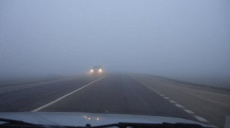 Синоптики предупреждают: дальность видимости на дорогах в Азербайджане снизится