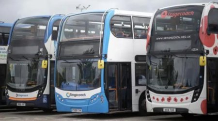 Şotlandiyada avtobus sürücüləri altı həftəlik tətilə başlayıb