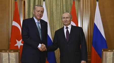 Ərdoğanla Putin İsrail-İran qarşıdurmasını müzakirə edib