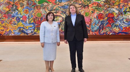 Sahibə Qafarova Bolqarıstan Milli Assambleyasının sədri ilə görüşüb