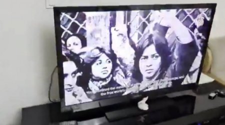 İranın televiziya kanallarında hökumət əleyhinə materiallar yayımlanır - Video