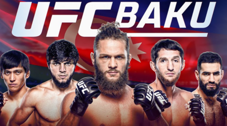 Bakıda UFC döyüş gecəsinə start verilib - Video