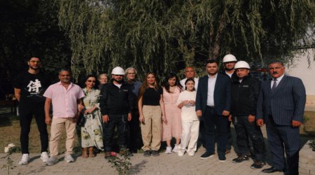 Leyla Əliyeva və Arzu Əliyeva Altıağac Milli Parkını ziyarət ediblər