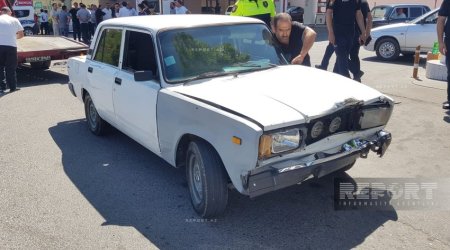 В Гёйчае автомобиль столкнулся с мотоциклом, есть погибший