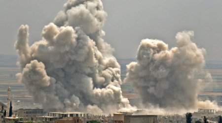 Suriyanın mərkəzində partlayış olub, 7 nəfər ölüb