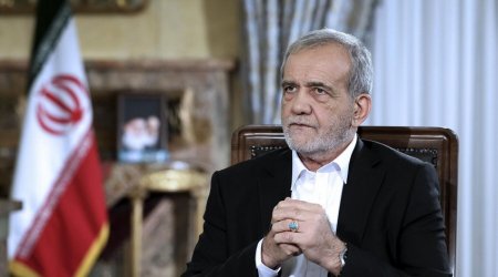 İran Prezidenti Məsud Pezeşkian Azərbaycana səfərə gəlib