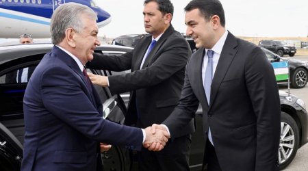 Şavkat Mirziyoyevin Azərbaycana səfəri başa çatıb