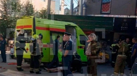 Rusiyada kafeyə qumbara atılıb - Ölən və yaralananlar var