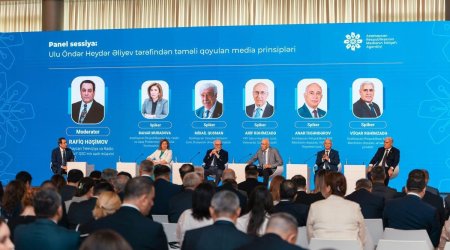 Bakıda “Medianın inkişafında Ümummilli Lider Heydər Əliyevin rolu” adlı konfrans keçirilib
