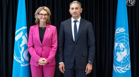Rəşad Nəbiyev Beynəlxalq Telekommunikasiya İttifaqının Baş katibi ilə görüşüb