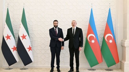 Prezident Əl Şaraa ilə görüşüb - Yenilənib