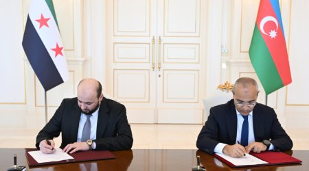 SOCAR и правительство Сирии подписали Меморандум о взаимопонимании