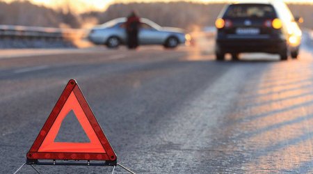 Gədəbəydə iki avtomobil toqquşub, xəsarət alan var