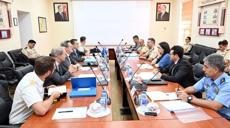 MN-də NATO nümayəndə heyəti ilə görüş keçirilib