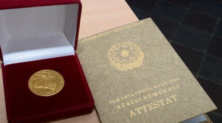 Bu il qızıl və gümüş nişanla təltif olunan şagirdlərin sayı məlum olub