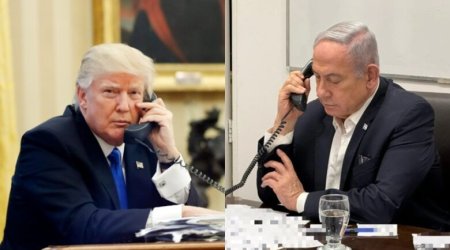 Tramp və Netanyahu arasında telefon danışığı olub