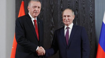 Ərdoğanla Putin arasında telefon danışığı olub