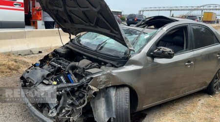 Sumqayıtda yol qəzası baş verib, yaralılar var