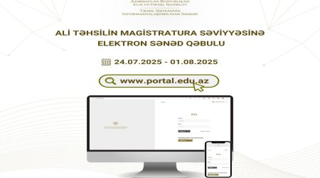 Magistraturaya elektron sənəd qəbuluna başlanılır