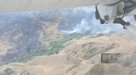 Qarabağda dağlıq ərazidəki yanğınların söndürülməsinə51 texnika, 4 helikopter cəlb olunub