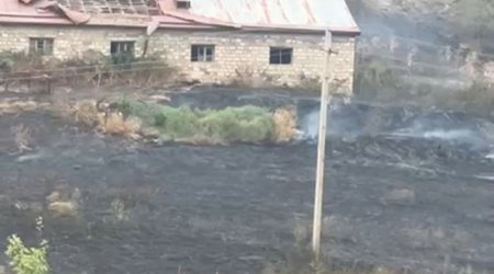 Şuşada yanğının səbəbi elektrik qısaqapanması olub