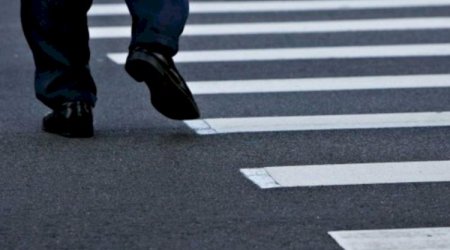 Goranboyda piyada yol qəzasında xəsarət alıb