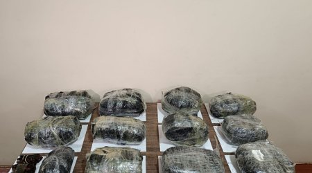 İranla sərhəddə PUA vasitəsilə narkotik keçirmə cəhdinin qarşısı alınıb